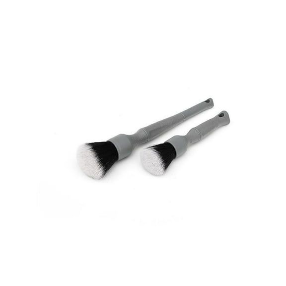 The Rag Company DF-BRUSH-SET-FINE-TRIGRIP-GRY ULTRA-SOFT DETAILING BRUSHES Gray