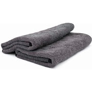 The Rag Company - Double Twistress - 70/30 Blend, 850gsm, Grey, 20in x 24in, 2-Pack