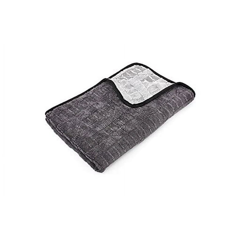 The Rag Company - The Gauntlet Drying Towel - 70/30 Blend Korean  Microfiber, Designed to Dry Vehicles Faster, More Thoroughly & More Gently  Than Others, 900gsm, 20in x 30in, Ice Grey + Grey 