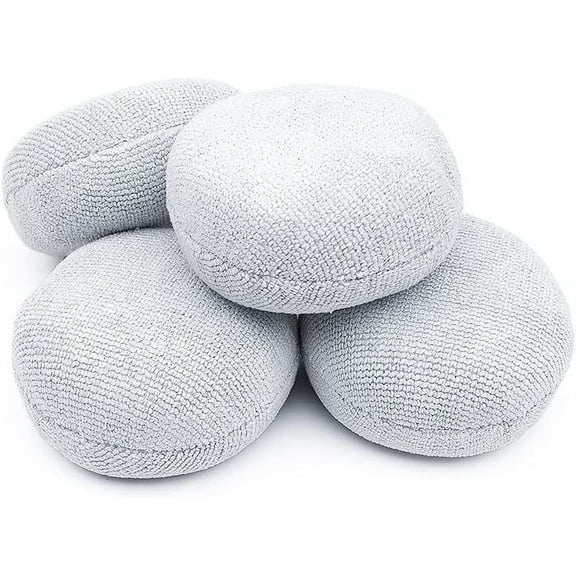 The Rag Company PEARL-PUCK-APP-ICGRY-4PK Pearl Puck Detailing Applicator 4 Pack