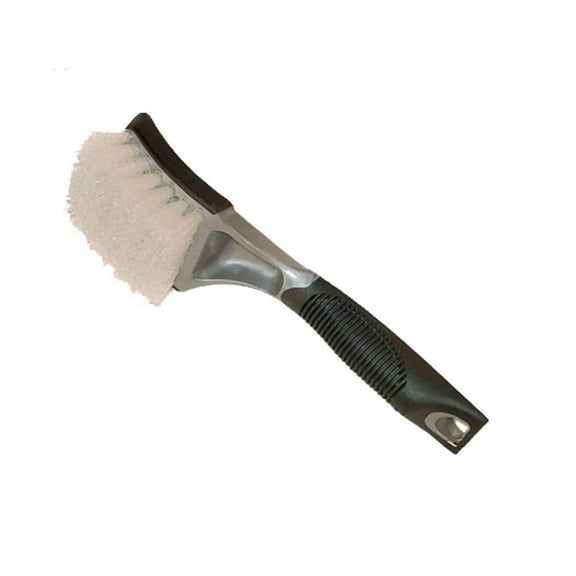 The Rag Company SMA-INTERIOR-BRUSH-WHT Interior Scrub Brush Car Detailing White
