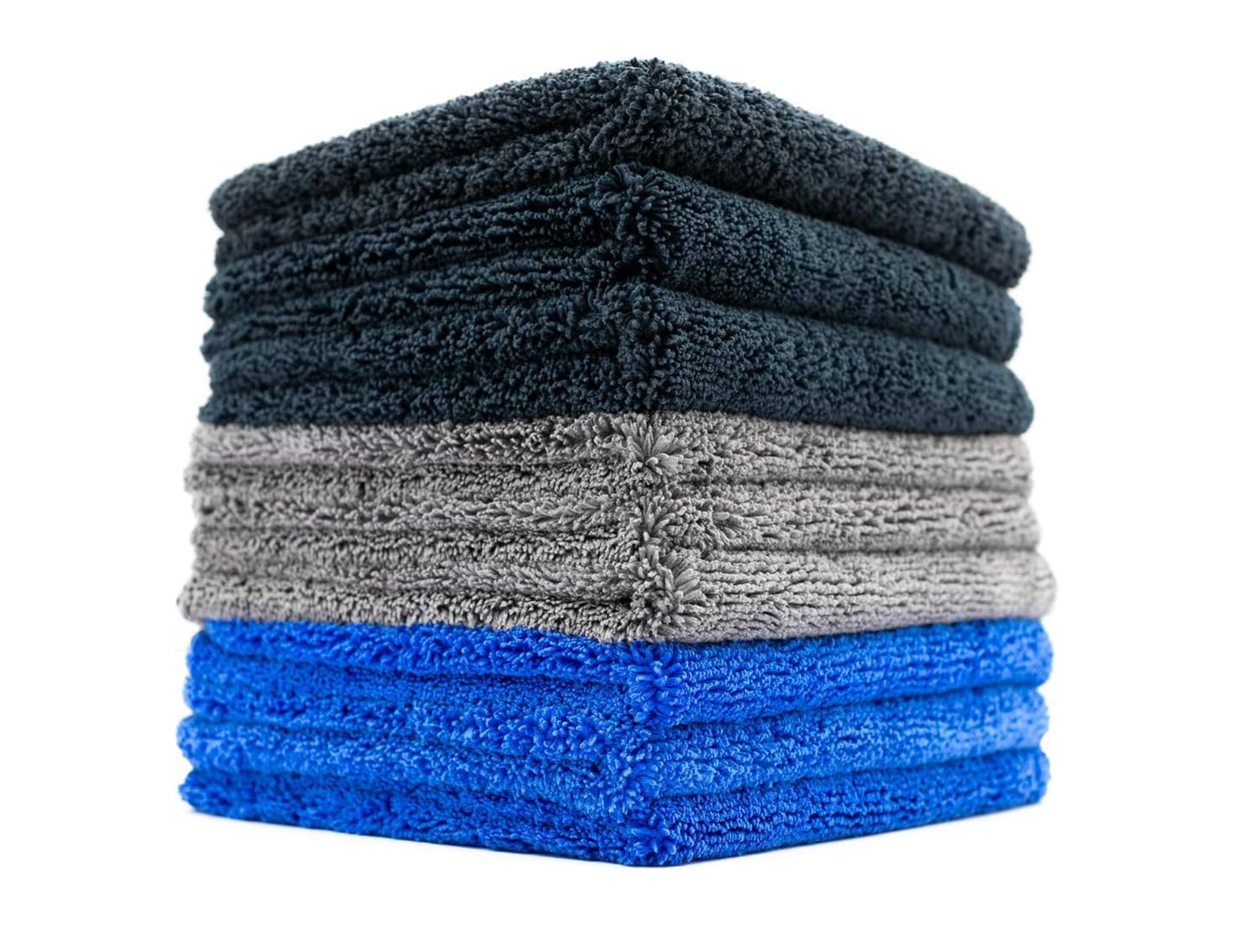 The Rag Company - Spectrum 420 Dark Pack - Microfiber Towels For Cars - 420 GSM, 16in x 16in (9 Pack)