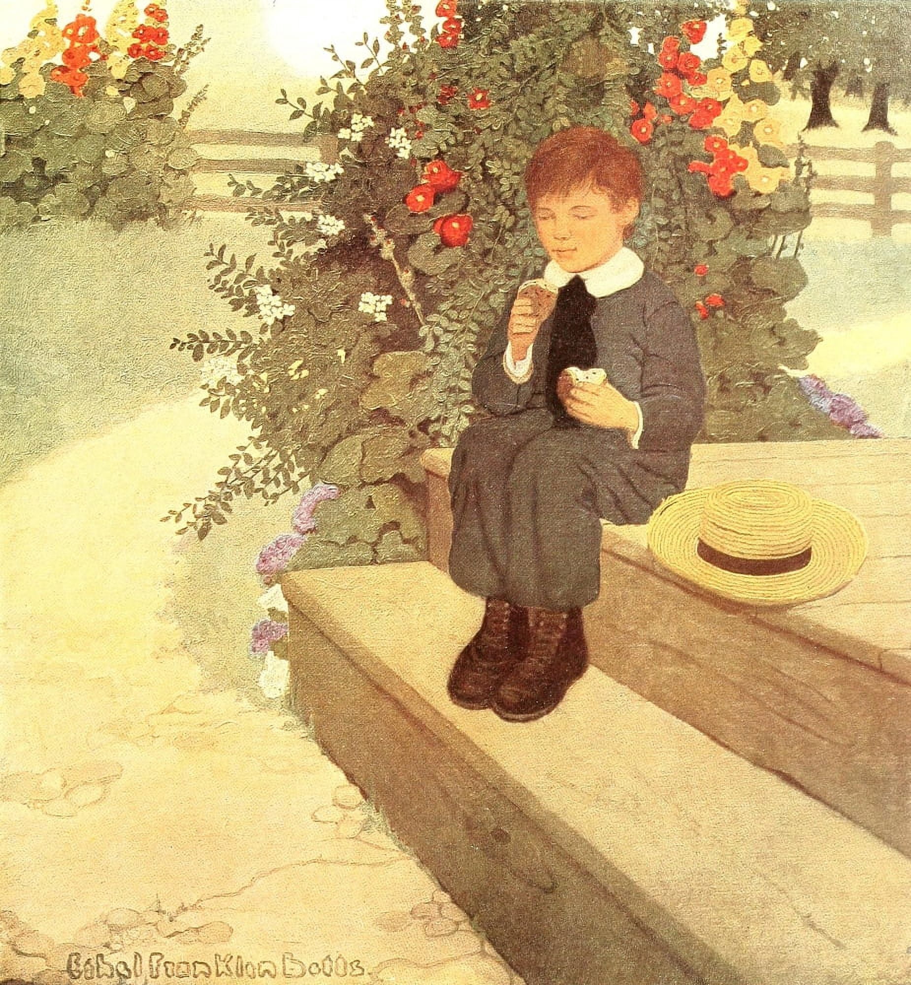 The Raggedy Man 1907 Current buns Canvas Art - Ethel Franklin Betts (18 x 24)
