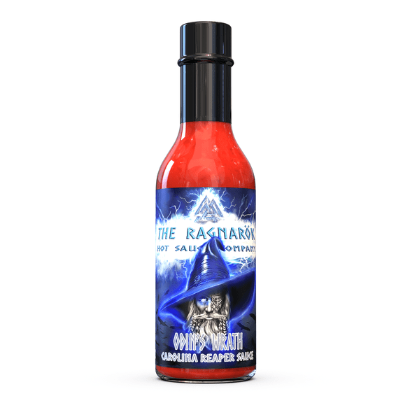 The Ragnarok Hot Sauce Company Odin's Wrath Carolina Reaper Hot Sauce, 5oz