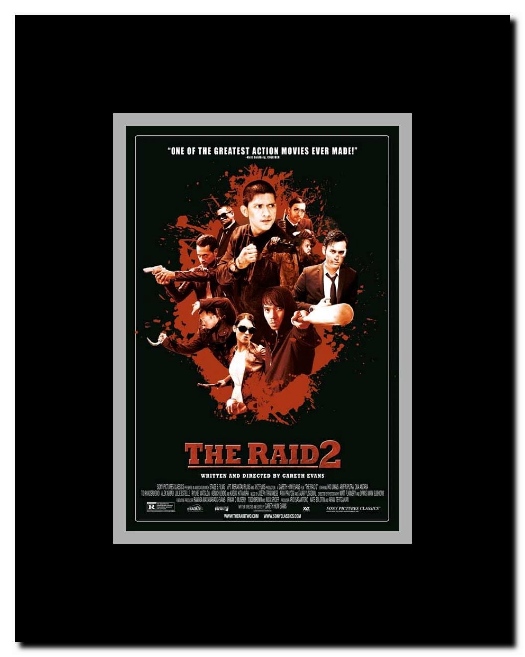 The Raid 2 Framed Movie Poster