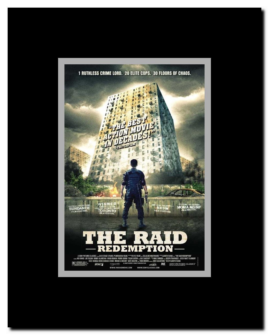The Raid Framed Movie Poster