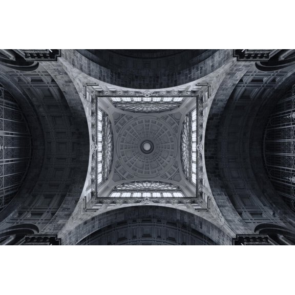 Art.com The Railroad Cathedral Photographic Print by Jeroen Van, 18" x 12"