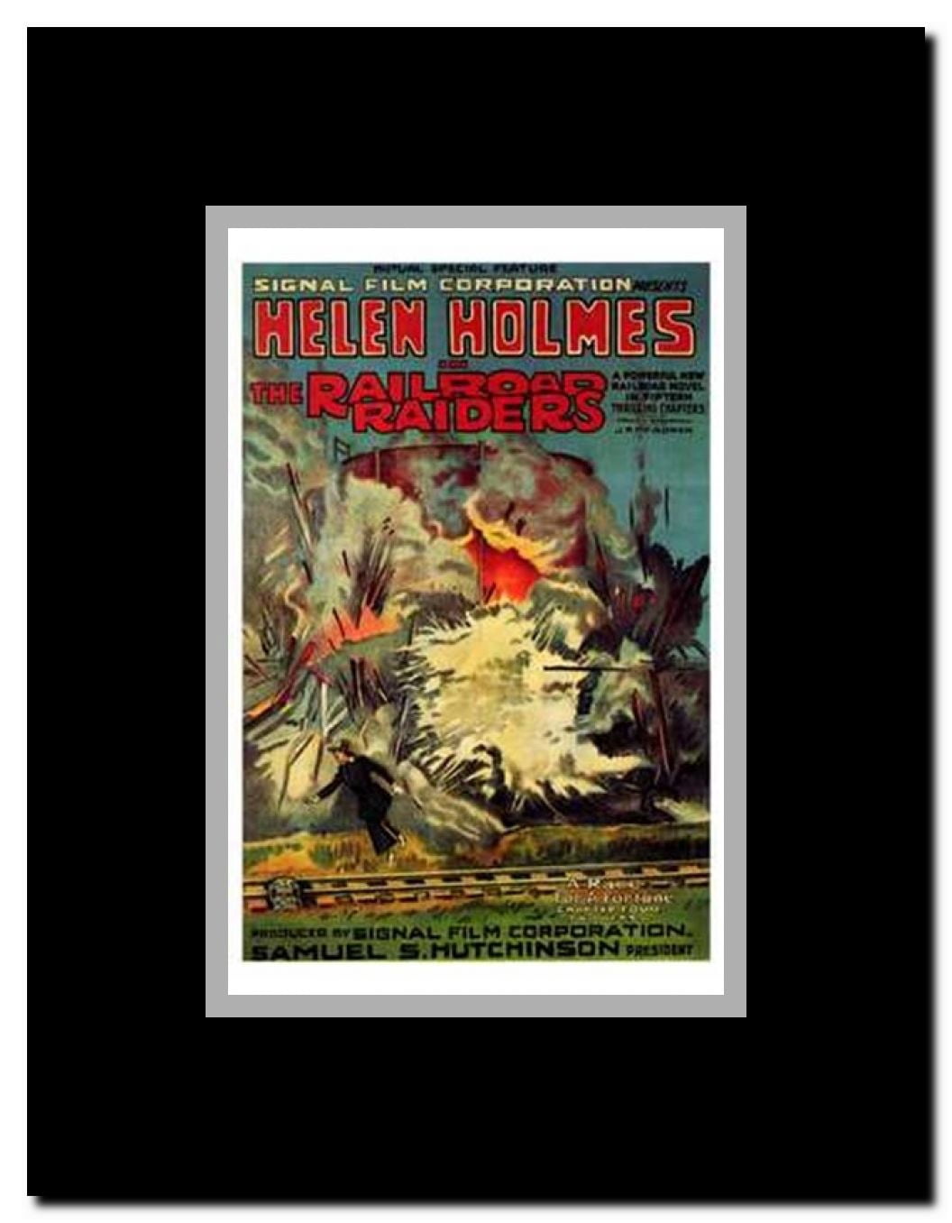 The Railroad Raiders Framed Movie Poster