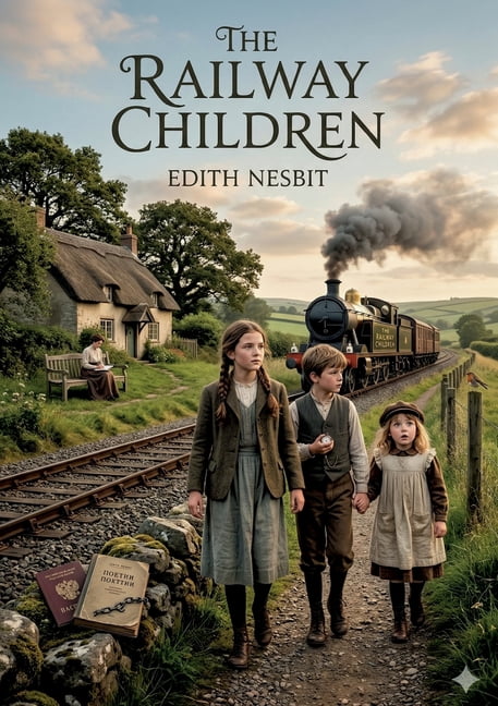 The Railway Children: by E. Nesbit, (Paperback)