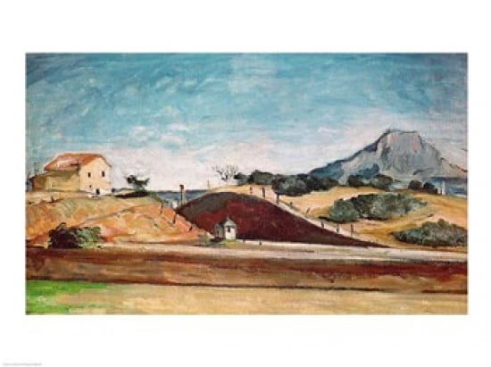 The Railway Cutting Canvas Art - Paul Cezanne (24 x 18)