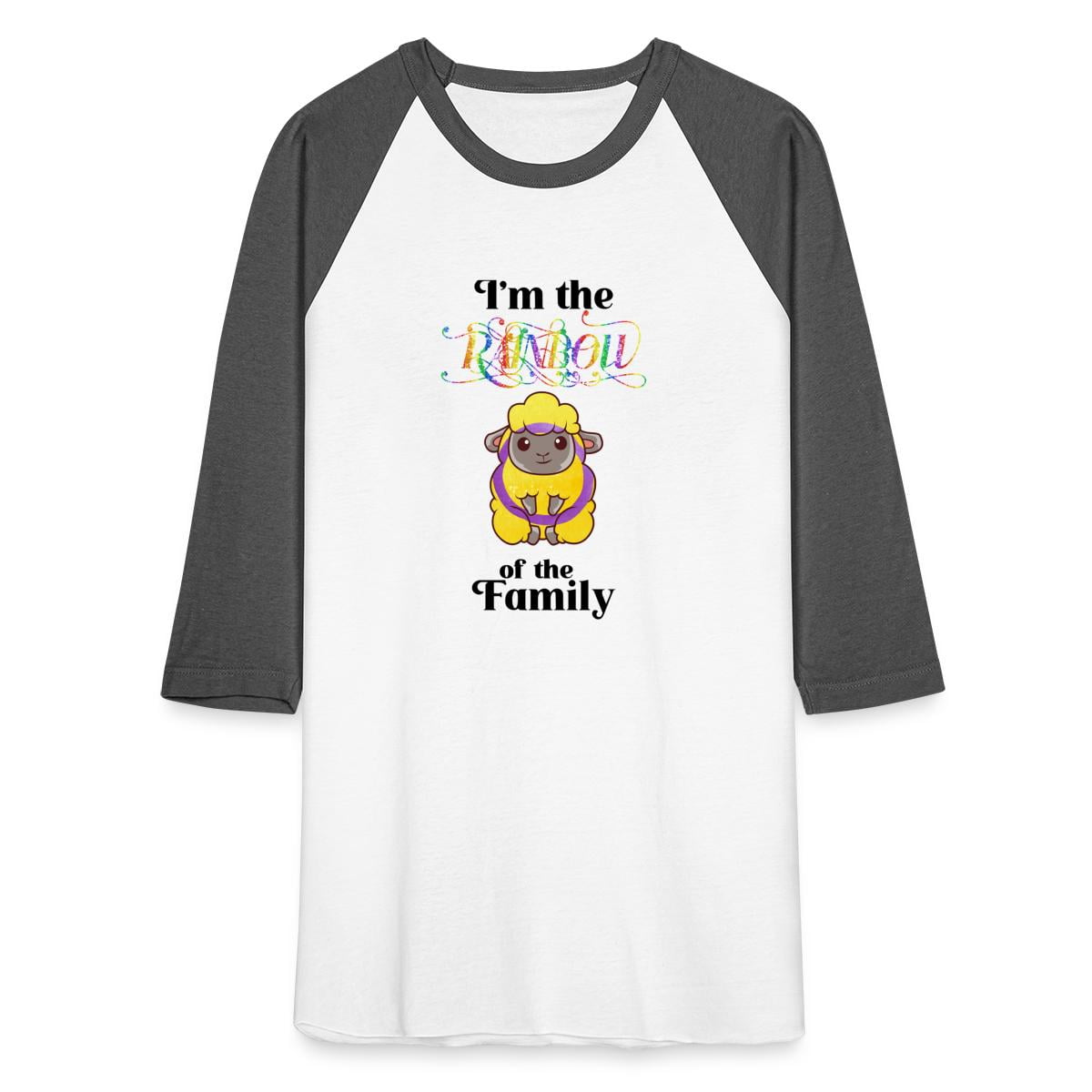 The Rainbow Sheep Of The Family Intersex Flag Unisex Baseball T-Shirt ...