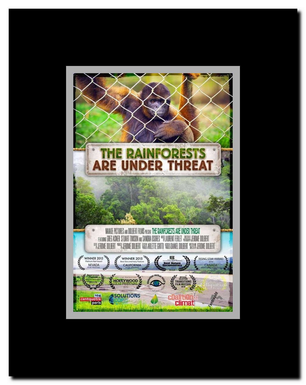 The Rainforests Are Under Threat Framed Movie Poster