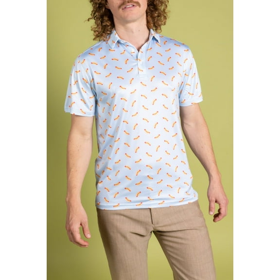 The Raining Brats & Dogs - Shinesty Hot Dog Men’s Polo  2X