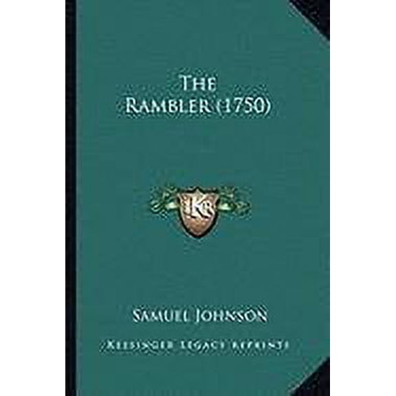 The Rambler 1750 Paperback 1164096273 9781164096276 Samuel Johnson
