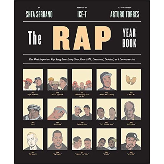 Pre-Owned The Rap Year Book: The Most Important Rap Song from Every Year Since 1979, Discussed, Debated, and Deconstructed, by Shea Serrano, (Paperback), Art, Music, and Photography, English