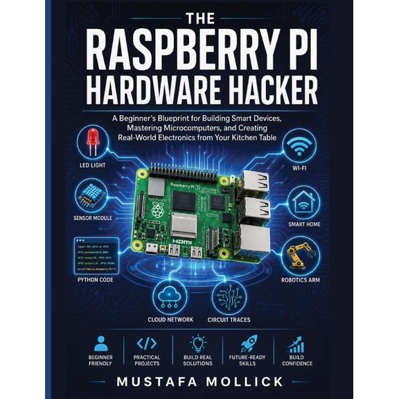 The Intelligent Maker The Raspberry Pi Hardware Hacker: A Beginner's Blueprint for Building Smart Devices, Mastering Microcomputers, and Creat, (Paperback)