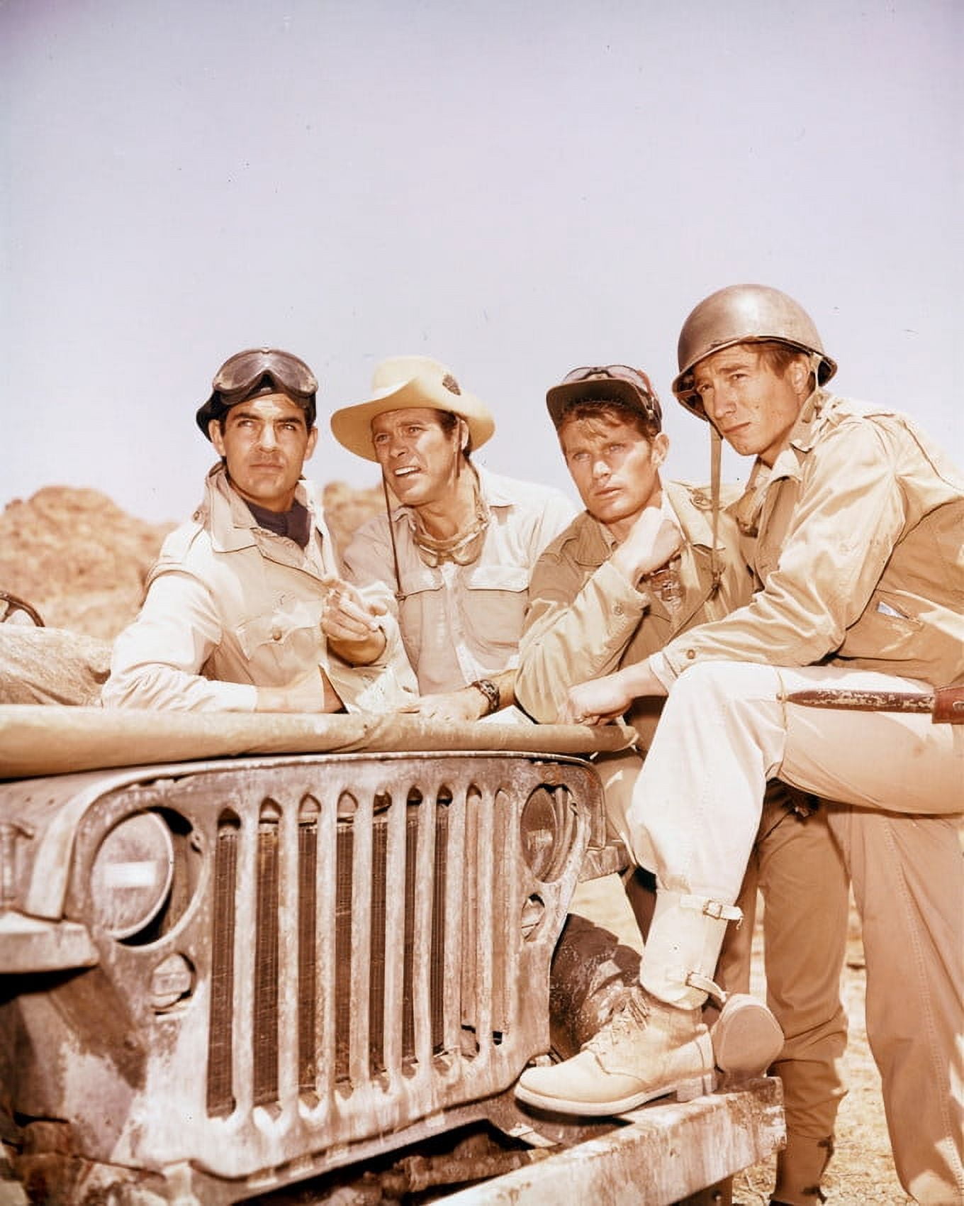 The Rat Patrol Christopher George & Cast 24x36 Classic Hollywood Poster ...