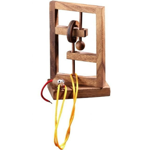 The Rat Trap - Wooden String Brainteaser Puzzle