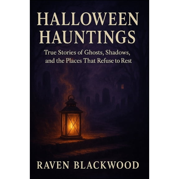 The Raven Blackwood Halloween Compendium Halloween Hauntings: True Stories of Ghosts, Shadows, and the Places That Refuse to Rest, (Paperback)