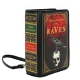 thumbnail image 1 of The Raven Vintage Book Backpack in Vinyl, 1 of 3