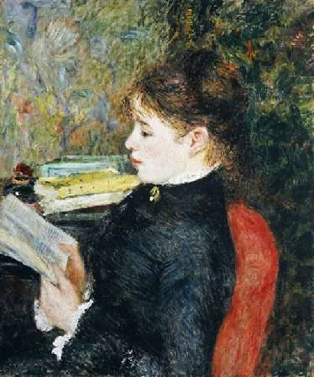 The Reader Canvas Art - Pierre-Auguste Renoir (20 x 24)