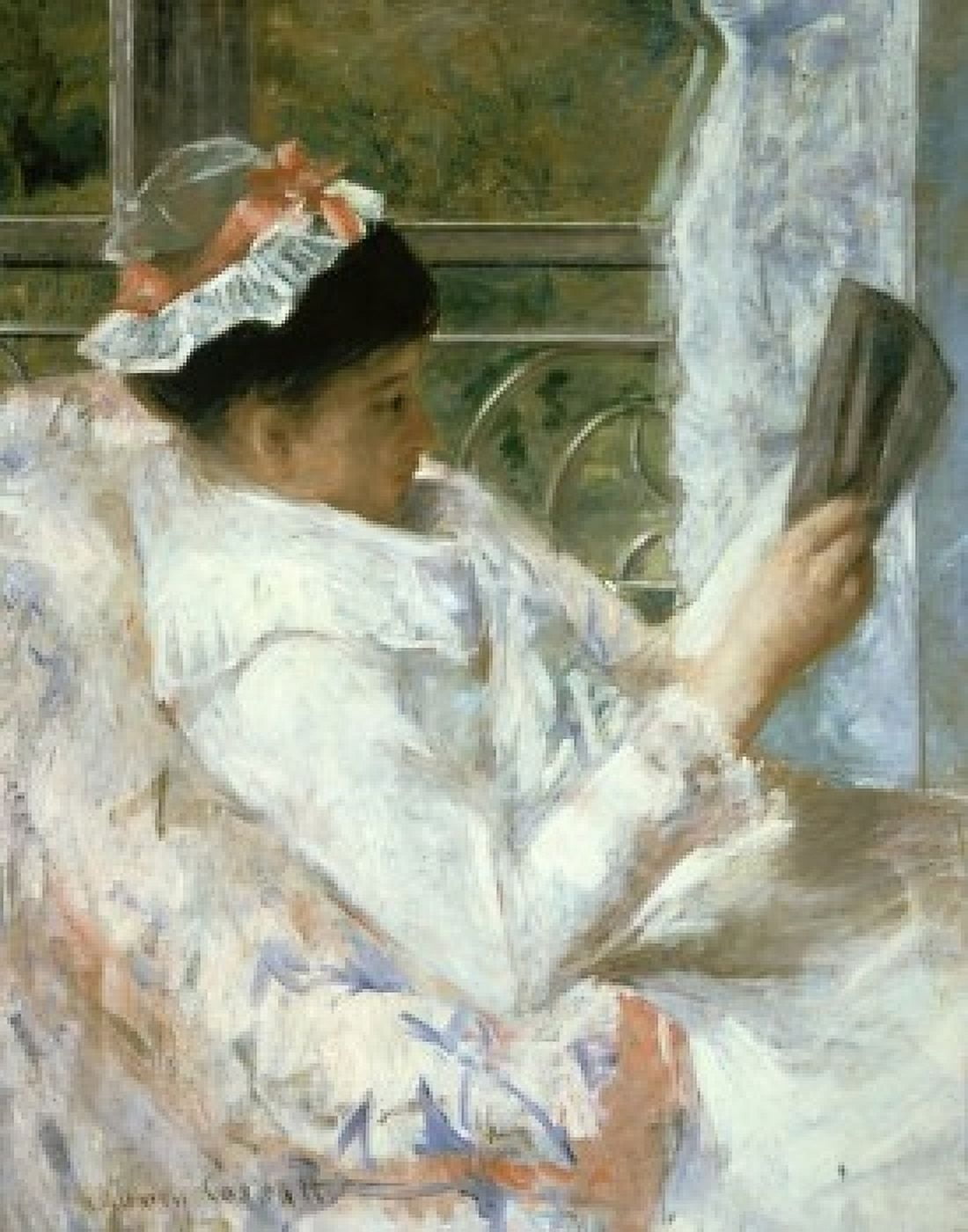 The Reader Mary Cassatt (1845-1926 American) Oil on canvas Canvas Art - Mary Cassatt (24 x 36)
