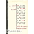 thumbnail image 1 of Pre-Owned The Reader in the Text: Essays on Audience and Interpretation (Princeton Legacy Library) Paperback, 1 of 1