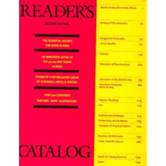 Pre-Owned Readers Catalog (Paperback) by Geoffrey O'Brien