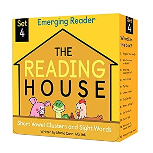 Pre-Owned The Reading House Set 4: Short Vowel Clusters and Sight Words (Paperback) 0525571310 9780525571315