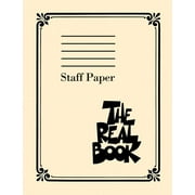 The Real Book - Staff Paper  Paperback  1423441346 9781423441342 Hal Leonard Corp