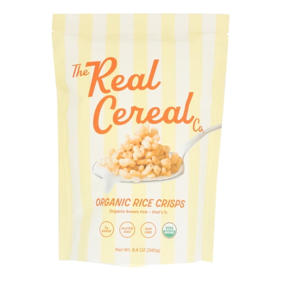 The Real Cereal Co. Organic Rice Crisps 8.4 oz