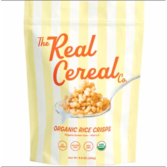 The Real Cereal Co. Organic Rice Crisps -- 8.4 oz