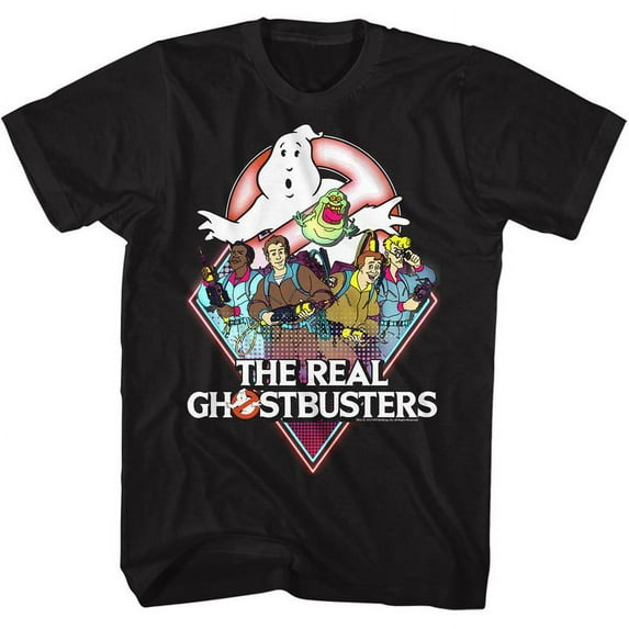 The Real Ghostbusters Realgb Black Adult T-Shirt 5Xl