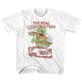 thumbnail image 1 of The Real Ghostbusters Slimer and Pizza White Youth T-Shirt, 1 of 2