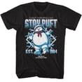 thumbnail image 1 of The Real Ghostbusters Stay Puft Electricity Black T-Shirt, 1 of 2