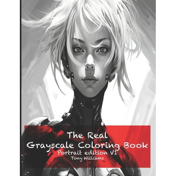 The Real Grayscale Coloring Book (Paperback)