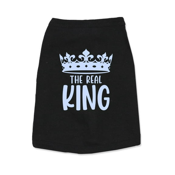 The Real King Pet Tank Top  -Smartprints Designs,  Large