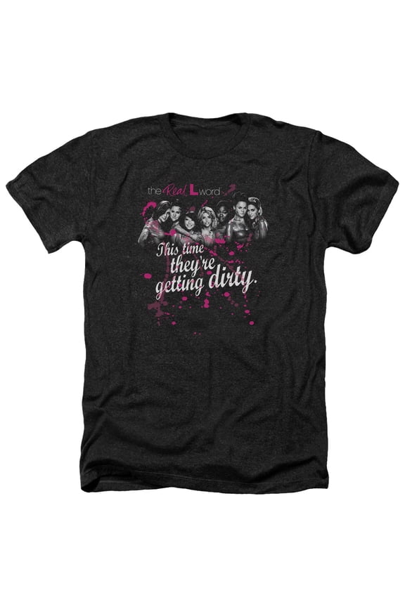 The Real L Word - Dirty - Heather Short Sleeve Shirt - Large