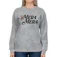 thumbnail image 1 of The Real One. Sweatshirt Women -Smartprints Designs, Female 4X-Large, 1 of 4