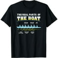 thumbnail image 1 of The Real Parts Of The Boat - Rower Boating Funny Rowing T-Shirt, 1 of 3