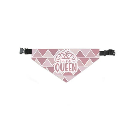 The Real Queen Pet Bandana -Smartprints Designs, Small