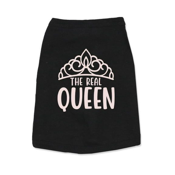 The Real Queen Pet Tank Top  -Smartprints Designs,  Large