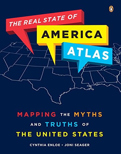 Pre-Owned The Real State of America Atlas: Mapping the Myths and Truths of the United States (Paperback) 0143119354