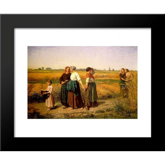The Reapers 20x24 Framed Art Print by Jules Breton