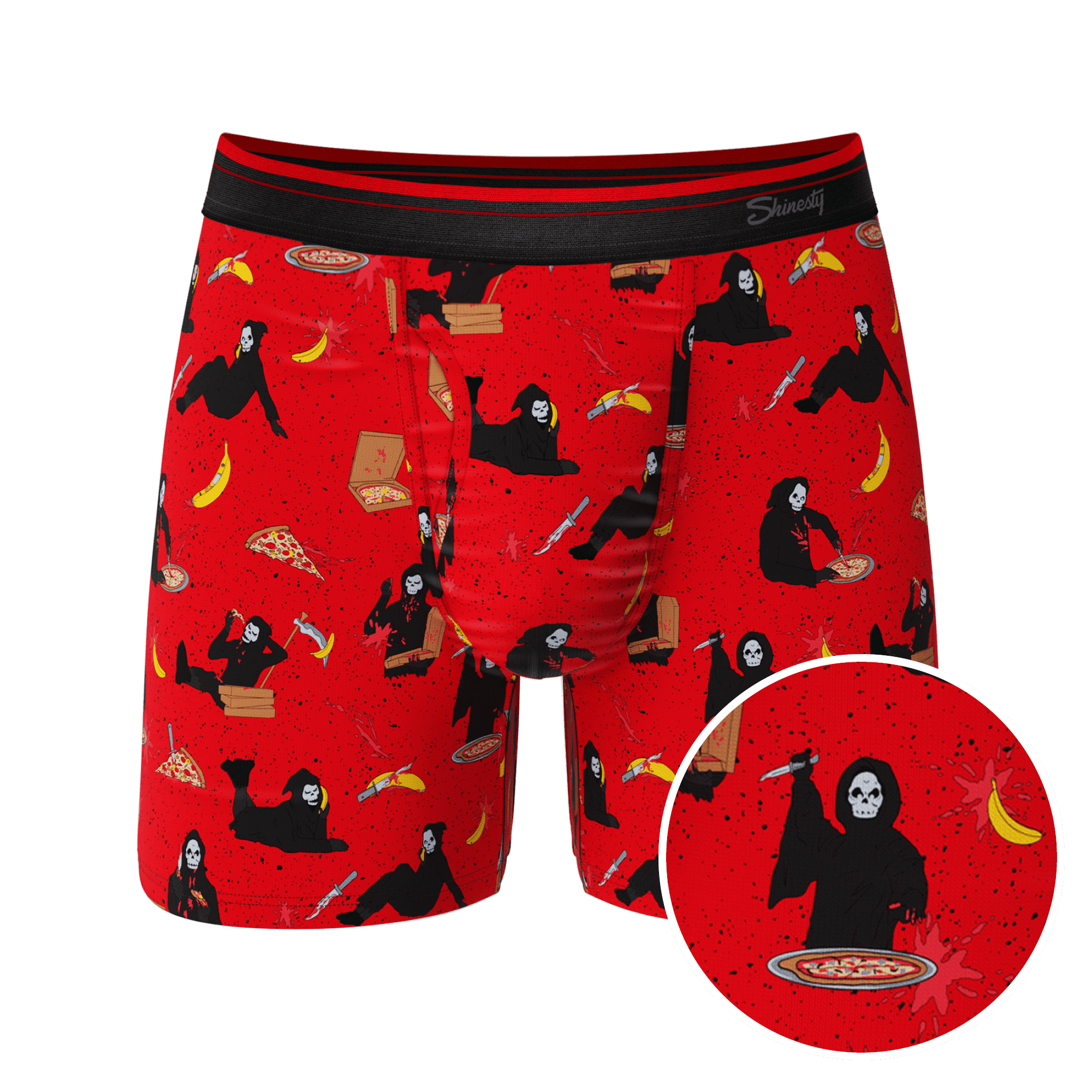 The Reapperonis  Grim Reaper Ball Hammock® Pouch Underwear With Fly 