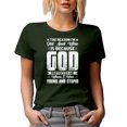 thumbnail image 1 of The Reason I'm Old and Wise Is Because God Protected Me, Wisdom Quote, Military Green T-Shirt, 2XL, 1 of 5