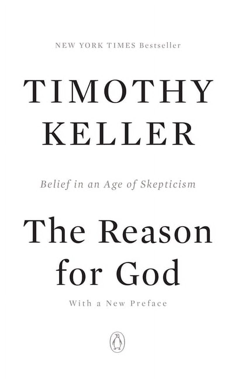 The Reason for God: Belief in an Age of Skepticism Hardcover