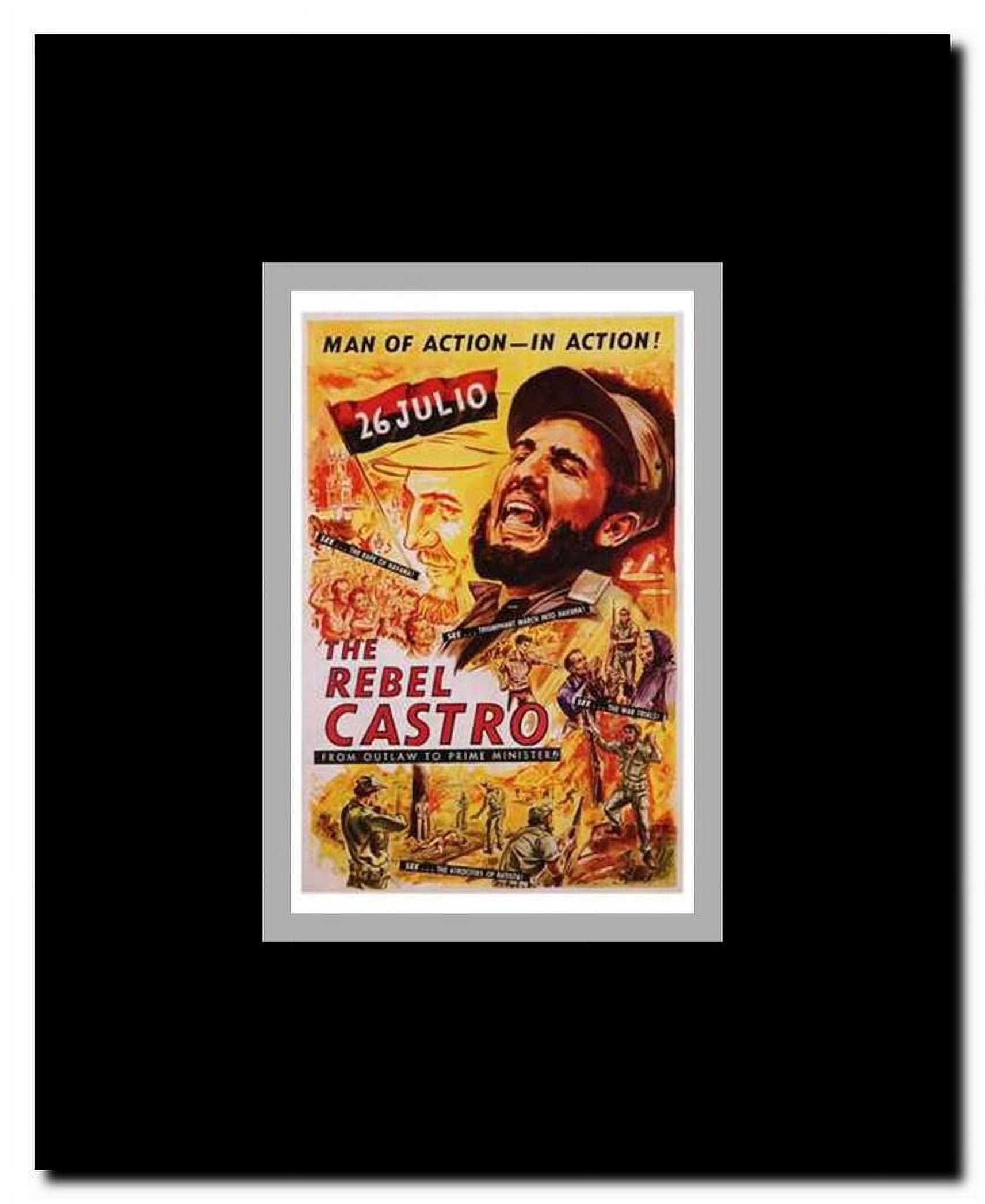 The Rebel Castro Framed Movie Poster