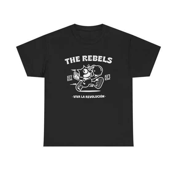 The Rebels Vintage Statement Retro Street Art Unisex T-Shirt, up to size 5XL