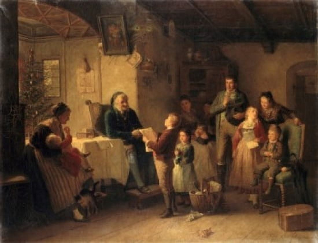The Recital Friedrich Ortlieb (1839-1909 German) Canvas Art - Friedrich Ortlieb (24 x 36)